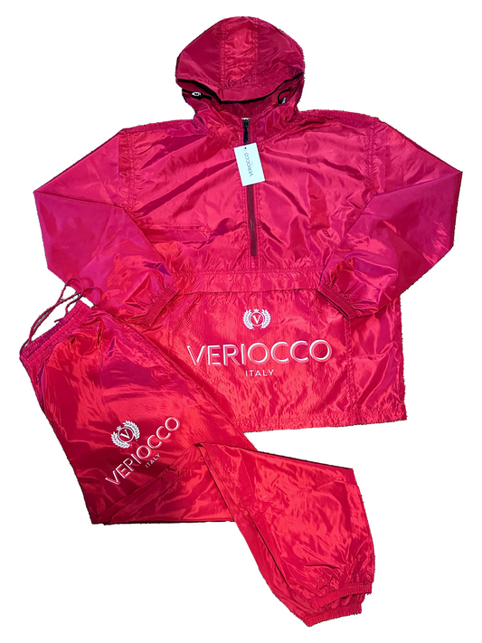 Veriocco Red Windbreaker